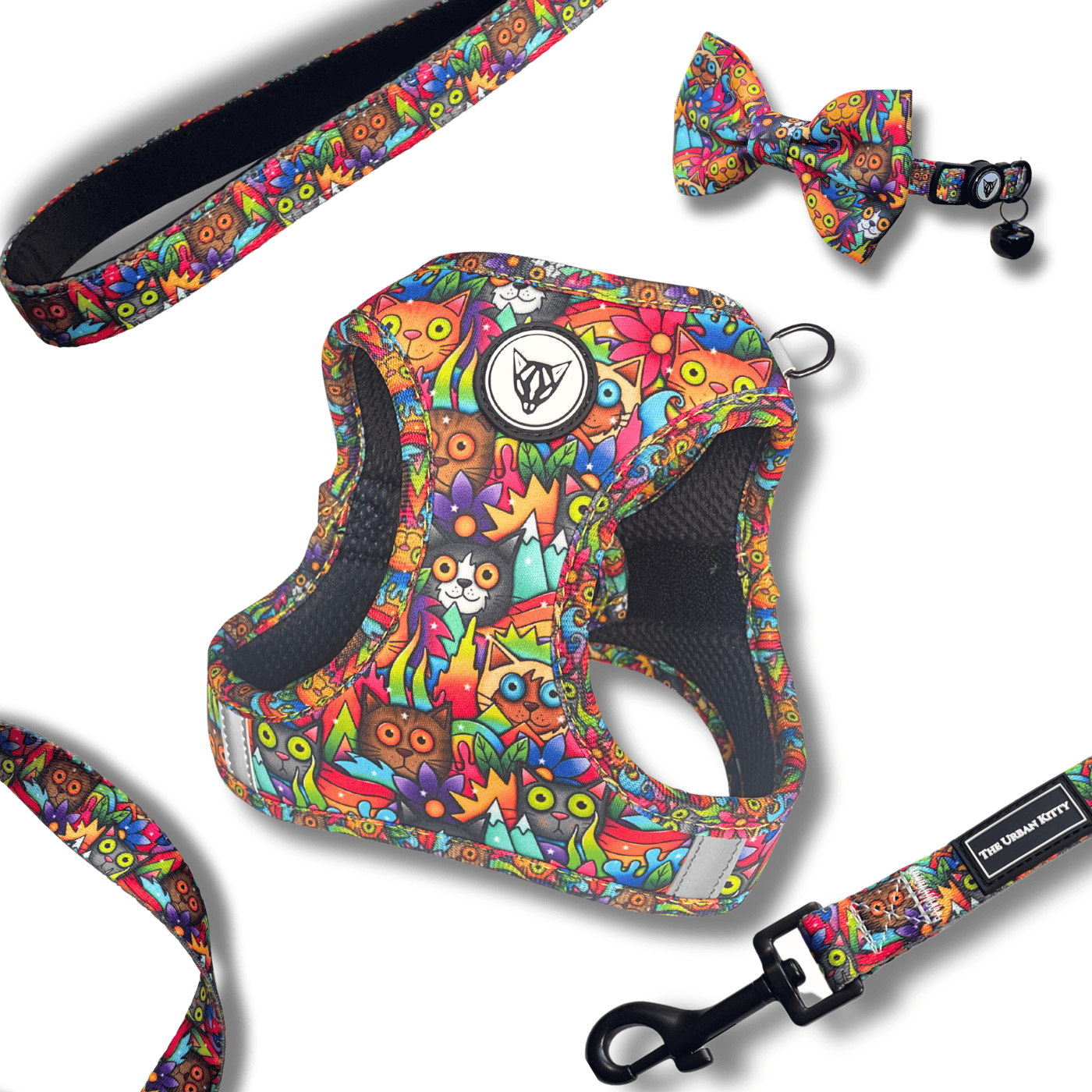 The Urban Kitty Crazy Cat Edition - Cat Harness Bundle